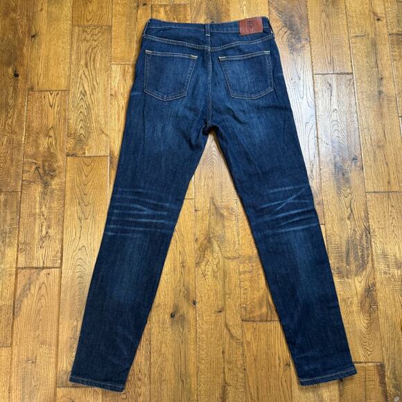 Frye Jeans Womens Size 28 Skinny Fit Mid Rise Dark Wash Denim Inseam 30" - Picture 6 of 7